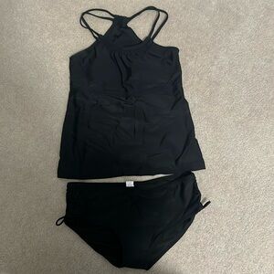 Beachsissi black tankini swimsuit
